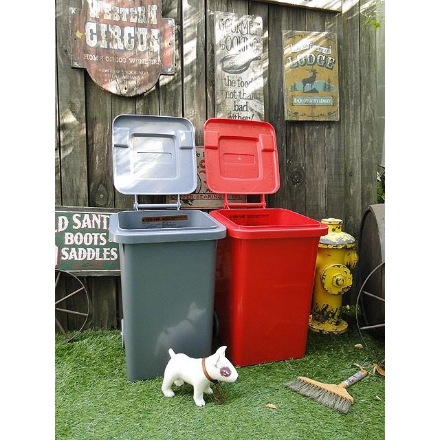 DULTON（ダルトン） プラスチックトラッシュカン 45Lサイズ （グレー 