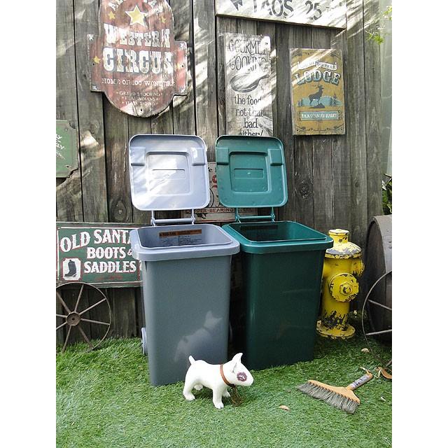 DULTON（ダルトン） プラスチックトラッシュカン 45Lサイズ （グレー 