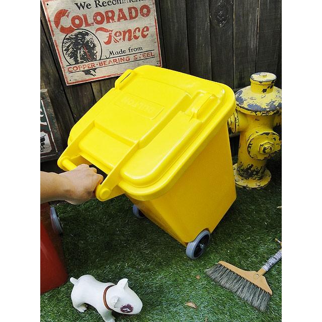 ダルトン　プラスチックトラッシュカン　45Lサイズ　（イエロー）　■　アメリカン雑貨　アメリカ雑貨 ゴミ箱 DULTON | DULTON | 03