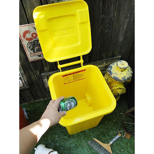ダルトン　プラスチックトラッシュカン　45Lサイズ　（イエロー）　■　アメリカン雑貨　アメリカ雑貨 ゴミ箱 DULTON | DULTON | 04