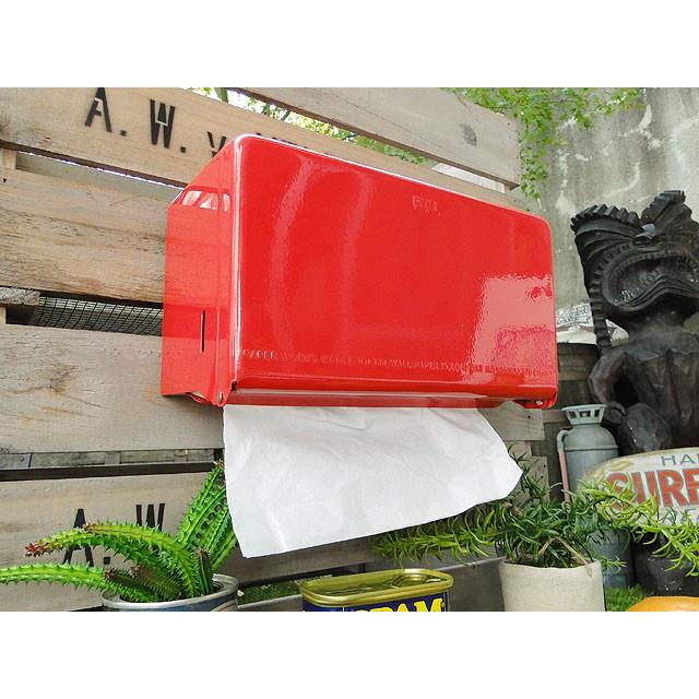 ダルトン　ティッシュディスペンサー　（レッド）　■　アメリカ雑貨　アメリカン雑貨　DULTON　ティッシュケース　ティッシュボックス | DULTON