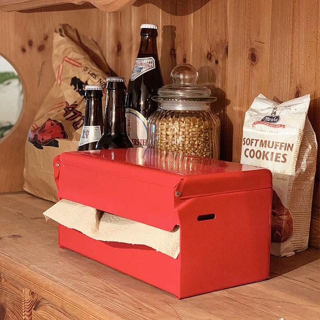 ダルトン　ティッシュディスペンサー　（レッド）　■　アメリカ雑貨　アメリカン雑貨　DULTON　ティッシュケース　ティッシュボックス | DULTON | 11