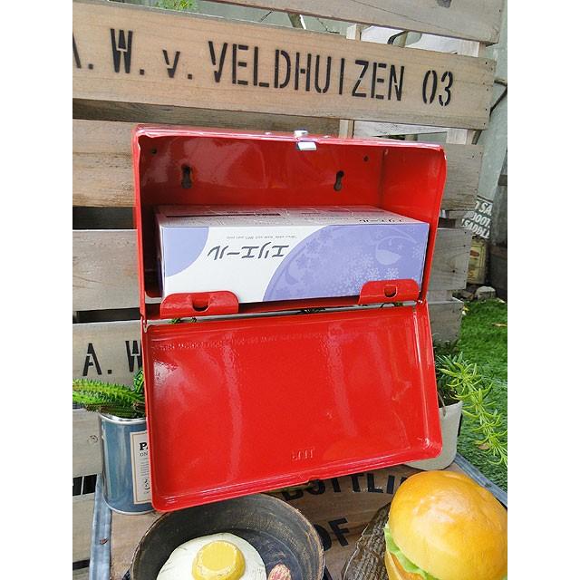ダルトン　ティッシュディスペンサー　（レッド）　■　アメリカ雑貨　アメリカン雑貨　DULTON　ティッシュケース　ティッシュボックス | DULTON | 05