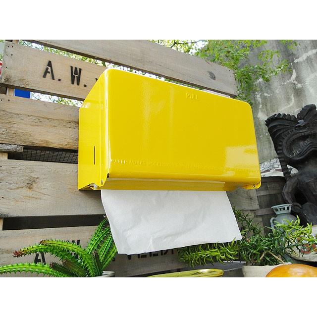 ダルトン　ティッシュディスペンサー　（イエロー）　■　アメリカ雑貨　アメリカン雑貨　DULTON　ティッシュケース　ティッシュボックス | DULTON