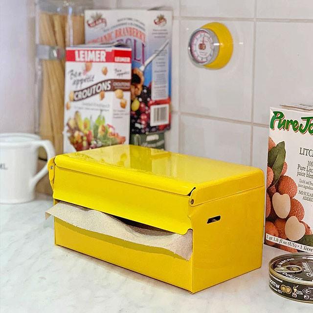 ダルトン　ティッシュディスペンサー　（イエロー）　■　アメリカ雑貨　アメリカン雑貨　DULTON　ティッシュケース　ティッシュボックス | DULTON | 10