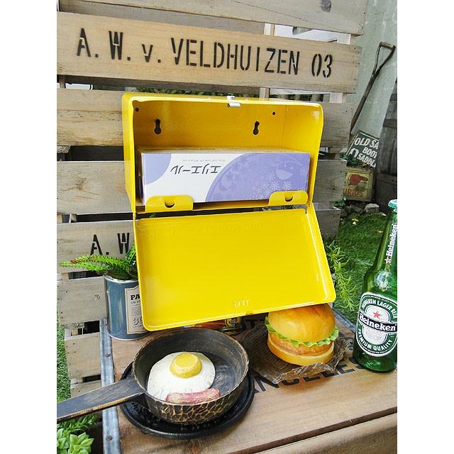ダルトン　ティッシュディスペンサー　（イエロー）　■　アメリカ雑貨　アメリカン雑貨　DULTON　ティッシュケース　ティッシュボックス | DULTON | 07