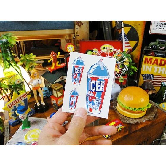 アイシー　オフィシャルステッカー　（カップフローズン/ブルー）　■　アメリカン雑貨　アメリカ雑貨 |  | 02
