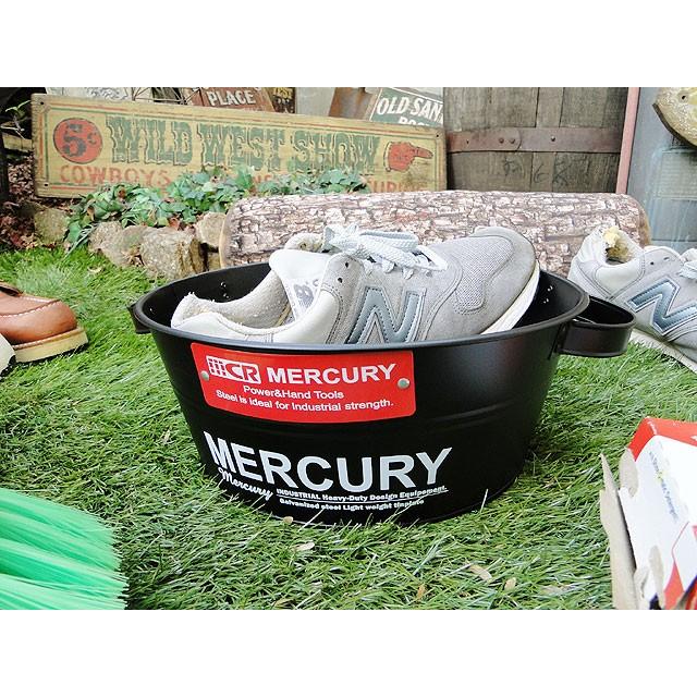 MERCURY（マーキュリー） タブバケツ （ブラック） □ アメリカン雑貨