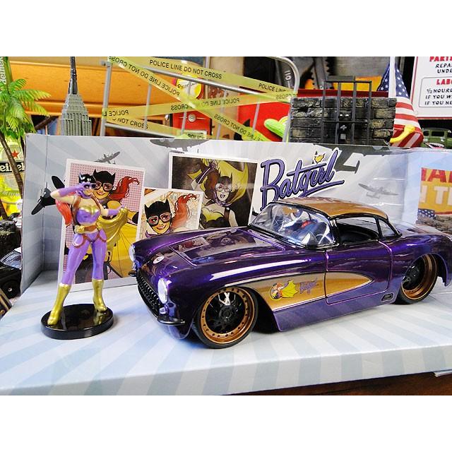 Jada　DC　コミック　ボムシェルズ　ダイキャストミニカー　1/24スケール　（バットガール　1957年　シボレーコルベット）　アメリカ雑貨 |  | 13
