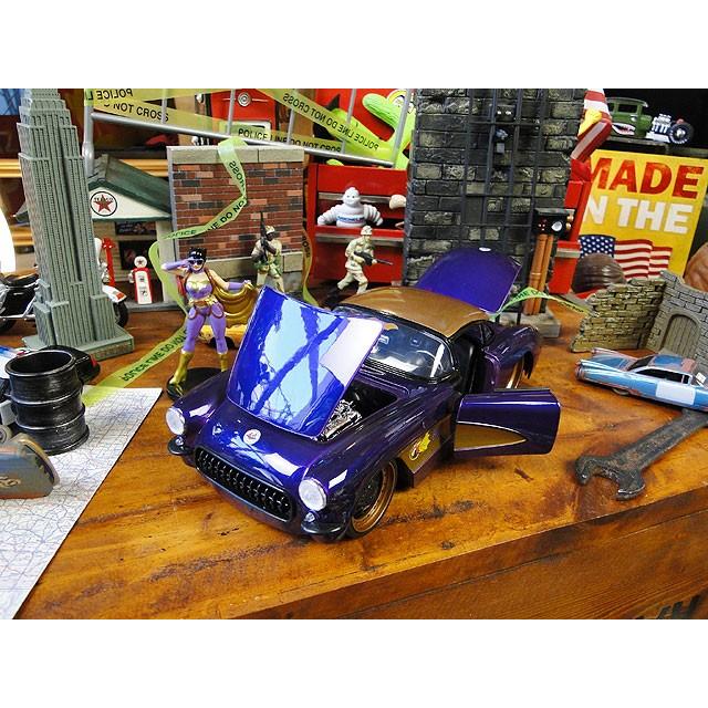 Jada　DC　コミック　ボムシェルズ　ダイキャストミニカー　1/24スケール　（バットガール　1957年　シボレーコルベット）　アメリカ雑貨 |  | 09