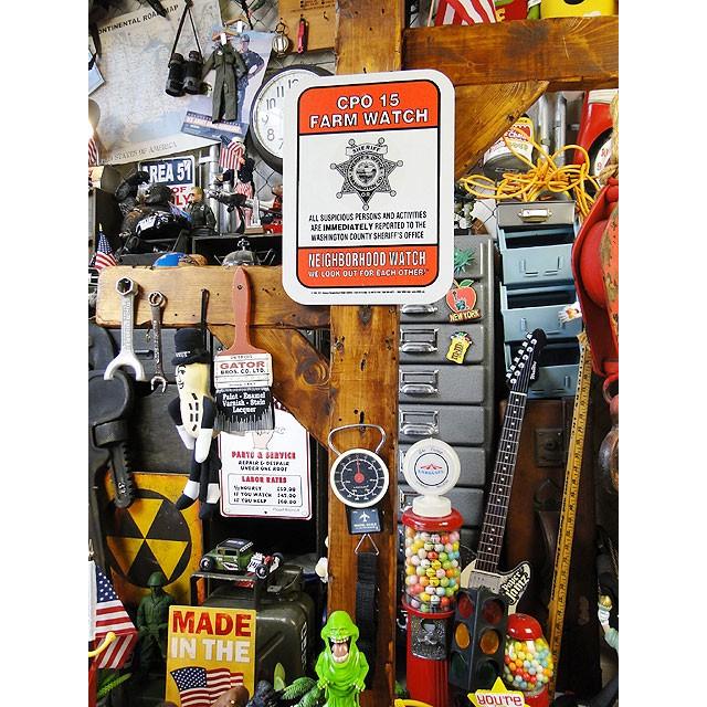 アメリカの自警団ネイバーフッドウォッチ ヴィンテージサイン CPO 15