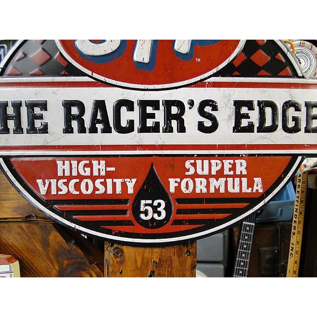 STP　エンボスティンサイン　（ザ　レーサー）　アメリカ雑貨　アメリカン雑貨 |  | 03