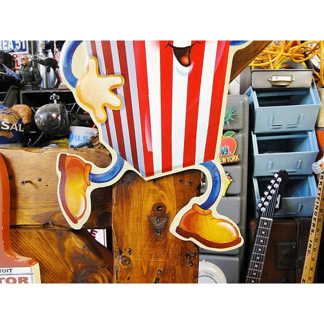 ポップコーンマン　エンボスティンサイン　アメリカ雑貨　アメリカン雑貨 爆買 |  | 03