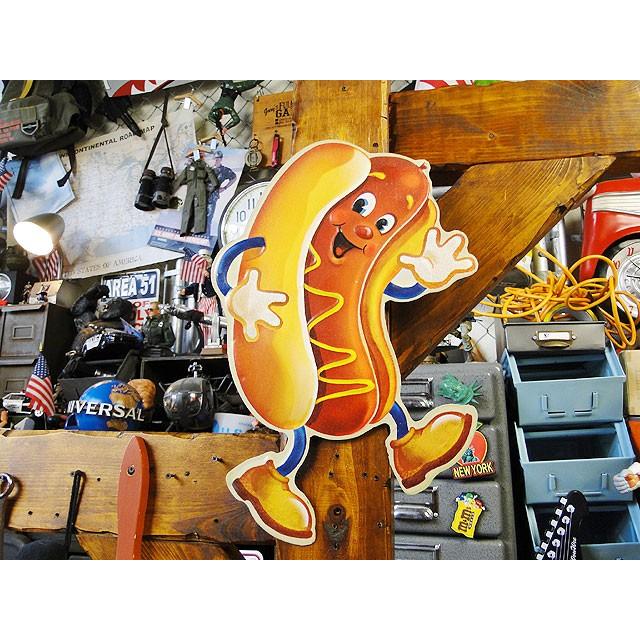 ホットドッグマン　エンボスティンサイン　アメリカ雑貨　アメリカン雑貨 爆買 |  | 02