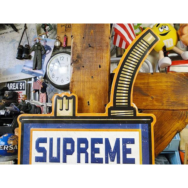 ガルフ　オイル缶型エンボスティンサイン　（シュプリーム）　アメリカ雑貨　アメリカン雑貨 |  | 02