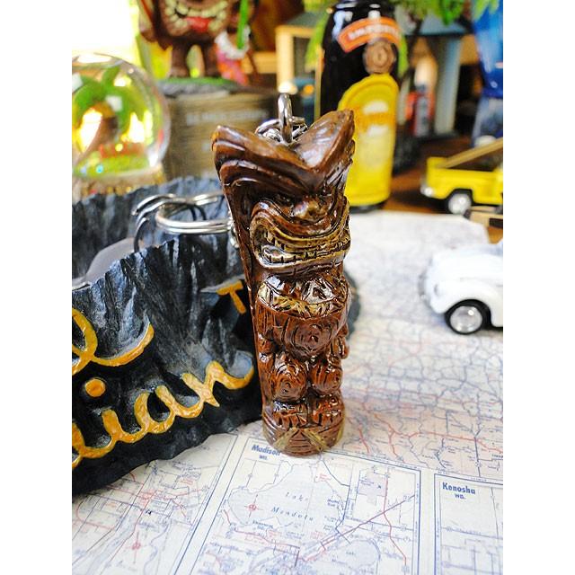 アメリカ雑貨　キーホルダー ハンドペイント ティキトーテム キーホルダー アメリカン雑貨 アメリカ