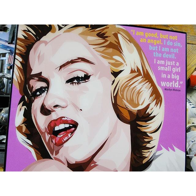 マリリン・モンロー　ポップアートフレーム　（エキゾチック）　■　アメリカン雑貨　アメリカ雑貨　パネル　ポスター |  | 02