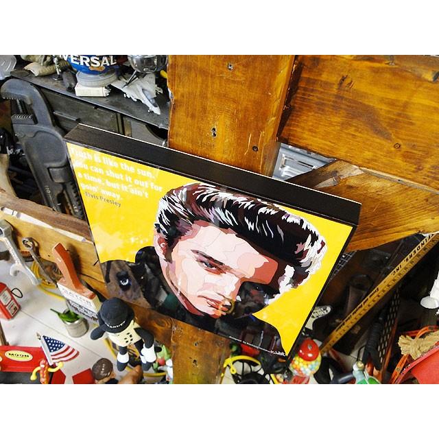 エルヴィス・プレスリー　ポップアートフレーム ■ アメリカン雑貨 アメリカ雑貨  パネル ポスター |  | 01