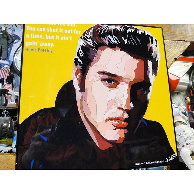 エルヴィス・プレスリー　ポップアートフレーム ■ アメリカン雑貨 アメリカ雑貨  パネル ポスター |  | 02