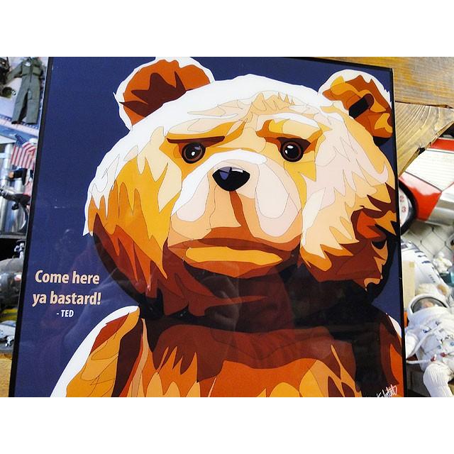 映画　テッド　ポップアートフレーム ■ アメリカン雑貨 アメリカ雑貨  パネル ポスター |  | 02