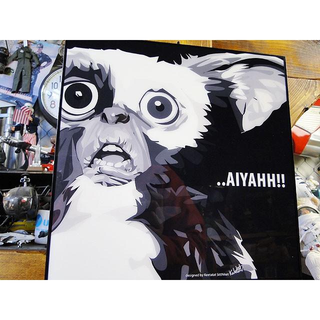 映画　グレムリン　ギズモ　ポップアートフレーム　（シャウト)　■　アメリカン雑貨　アメリカ雑貨　パネル　ポスター |  | 02