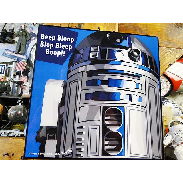 映画 スターウォーズ ポップアートフレーム （R2-D2） □ アメリカン