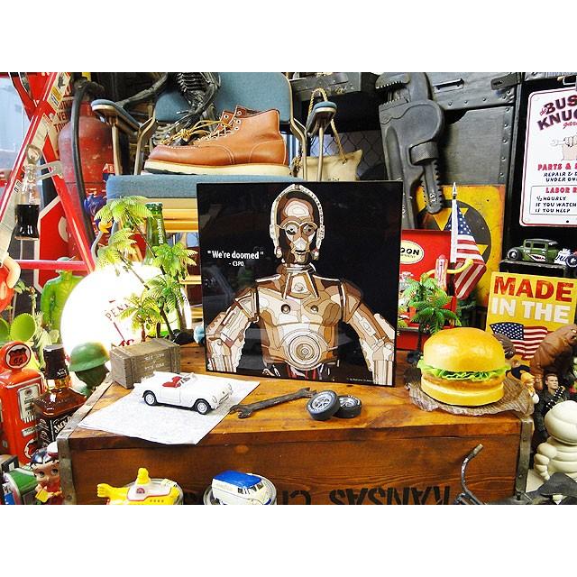 映画 スターウォーズ ポップアートフレーム （C-3PO） □ アメリカン