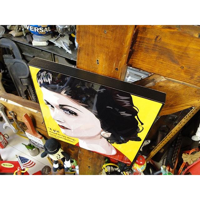 シャネルの創業者 ココ・シャネル　ポップアートフレーム ■ アメリカン雑貨 アメリカ雑貨  パネル ポスター |  | 01