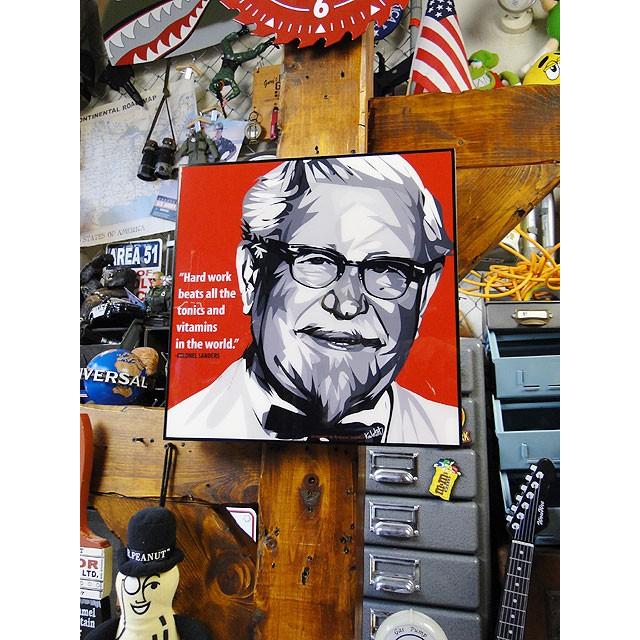 カーネルサンダー ポップアートフレーム □ アメリカン雑貨