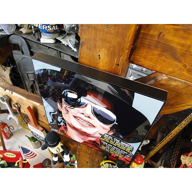 マイケル・ジャクソン ポップアートフレーム （HEAL THE WORLD) 爆買