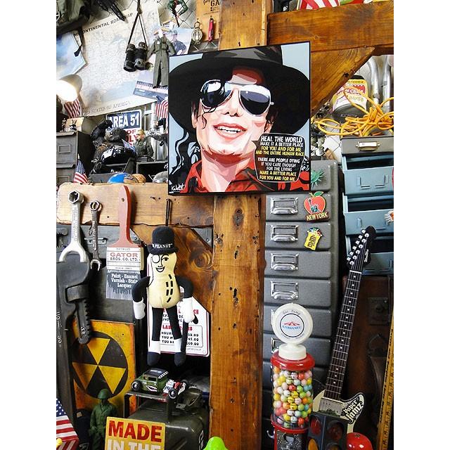 マイケル・ジャクソン ポップアートフレーム （HEAL THE WORLD