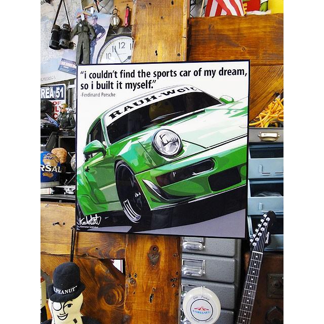 ポルシェステンシル額