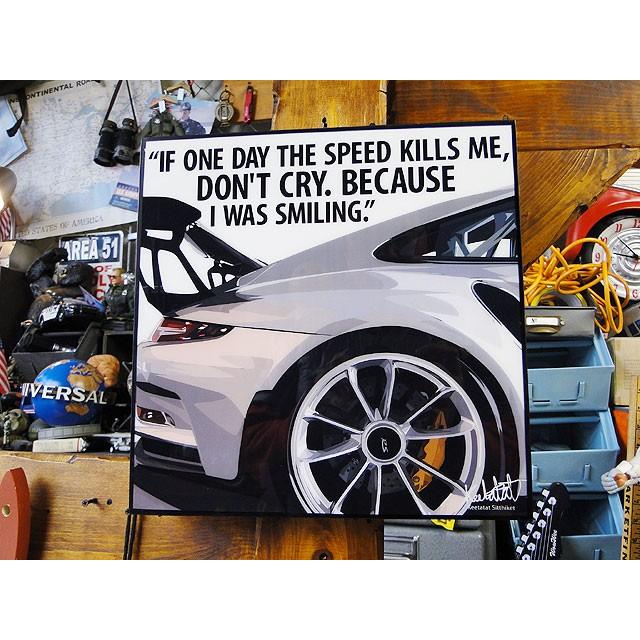 ポルシェ ポップアートフレーム （911 GT3 RS） □ アメリカン雑貨