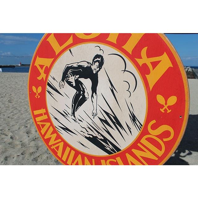 サーファー　木製看板　（サーフライダー）　■　アメリカン雑貨　アメリカ雑貨　ハワイアン雑貨　ハワイグッズ　人気 |  | 03