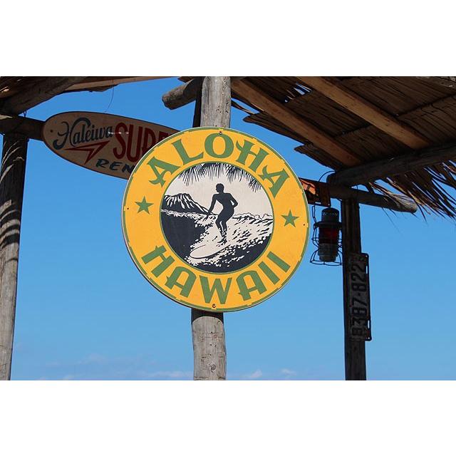 サーファー　木製看板　（ダイヤモンドヘッド）　■　アメリカン雑貨　アメリカ雑貨　ハワイアン雑貨　ハワイグッズ　人気 |  | 04