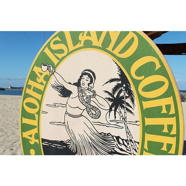 アロハアイランドコーヒー　木製看板　■ アメリカン雑貨 アメリカ雑貨 ハワイアン雑貨 ハワイグッズ 人気 |  | 03