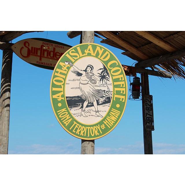 アロハアイランドコーヒー　木製看板　■ アメリカン雑貨 アメリカ雑貨 ハワイアン雑貨 ハワイグッズ 人気 |  | 04