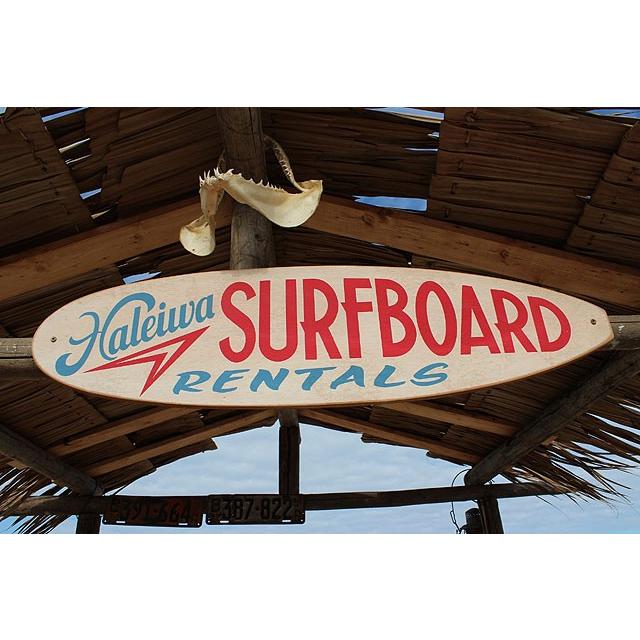 ハレイワ　サーフボードレンタル　木製看板　■ アメリカン雑貨 アメリカ雑貨 ハワイアン雑貨 ハワイグッズ 人気 | 