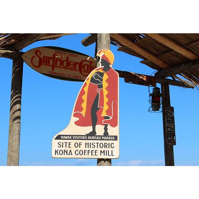 カメハメハ大王のストリートサイン　木製看板　■ アメリカン雑貨 アメリカ雑貨 ハワイアン雑貨 ハワイグッズ 人気 |  | 04