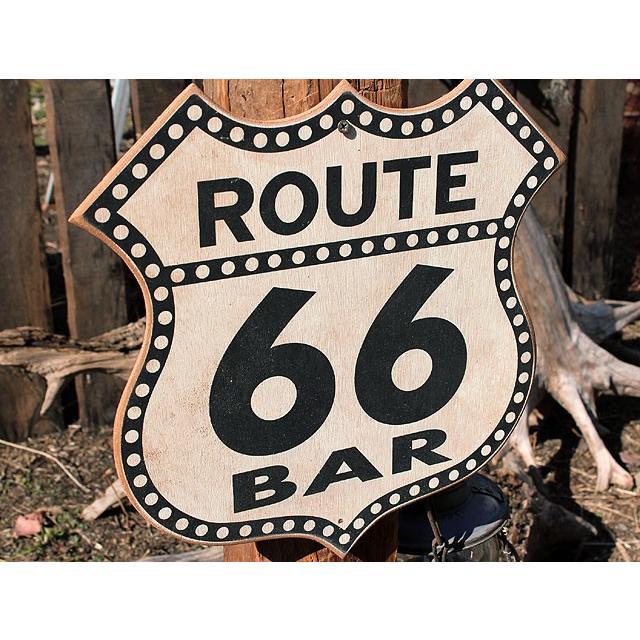 ルート66ロードサイドショップ　ウッドサイン　（ルート66バー）　アメリカ雑貨　アメリカン雑貨 爆買 |  | 01