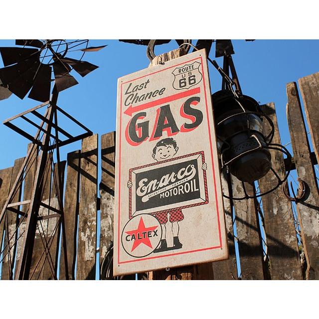 ルート66ロードサイドショップ　ウッドサイン　（ラストチャンスガス）　アメリカ雑貨　アメリカン雑貨 爆買 |  | 06