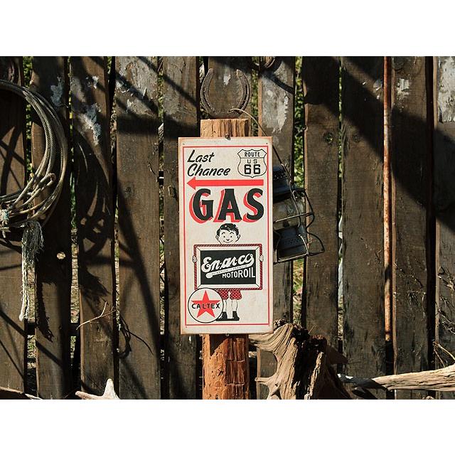 ルート66ロードサイドショップ　ウッドサイン　（ラストチャンスガス）　アメリカ雑貨　アメリカン雑貨 爆買 |  | 09
