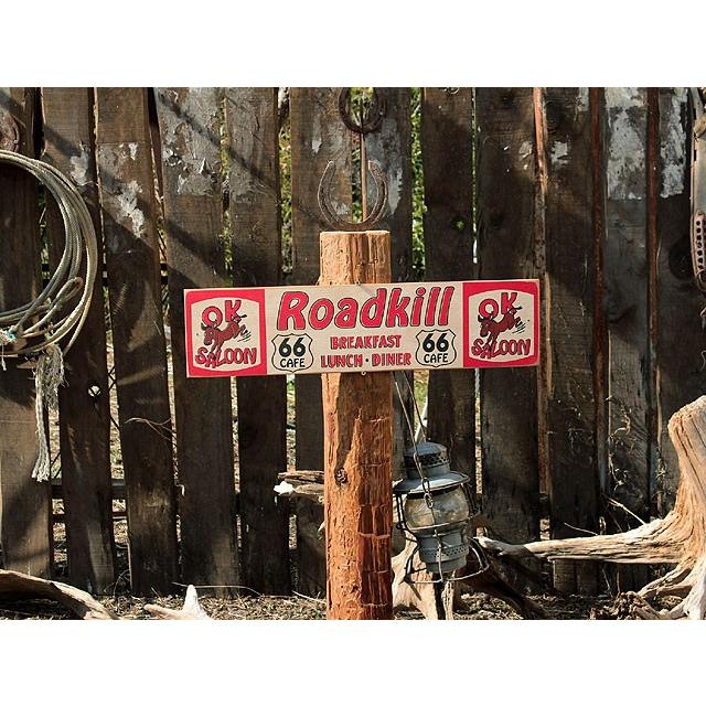 ルート66ロードサイドショップ　ウッドサイン　（ロードキル）　アメリカ雑貨　アメリカン雑貨 爆買 |  | 07