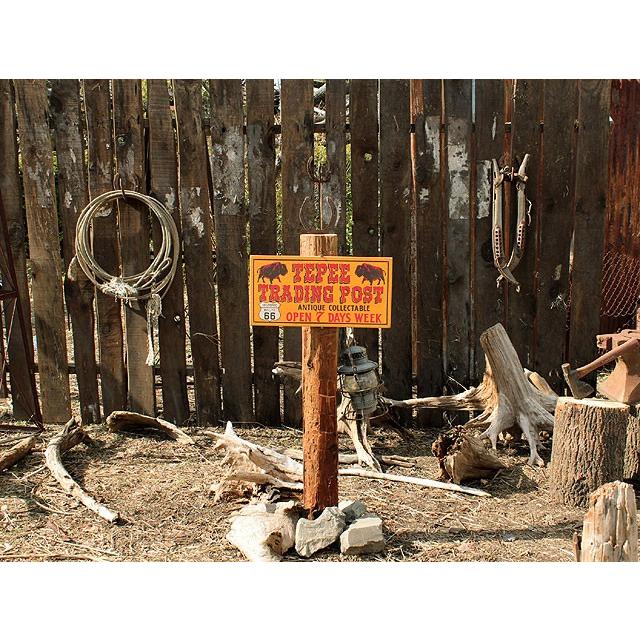 ルート66ロードサイドショップ　ウッドサイン　（トレーディングポスト）　アメリカ雑貨　アメリカン雑貨 |  | 09