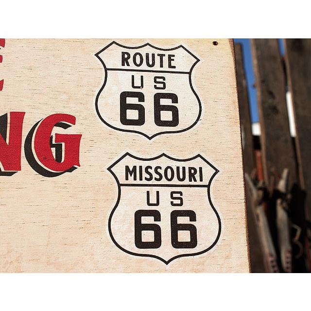 ルート66ロードサイドショップ　ウッドサイン　（ドンキーポスト）　アメリカ雑貨　アメリカン雑貨 |  | 04