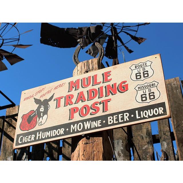 ルート66ロードサイドショップ　ウッドサイン　（ドンキーポスト）　アメリカ雑貨　アメリカン雑貨 |  | 06