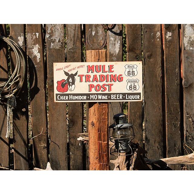 ルート66ロードサイドショップ　ウッドサイン　（ドンキーポスト）　アメリカ雑貨　アメリカン雑貨 |  | 07