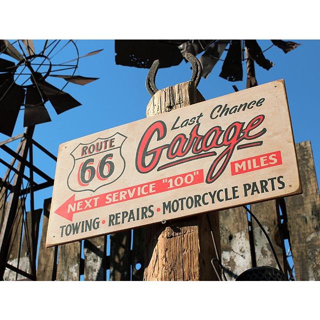 ルート66ロードサイドショップ　ウッドサイン　（ラストチャンスガレージ）　アメリカ雑貨　アメリカン雑貨 |  | 06