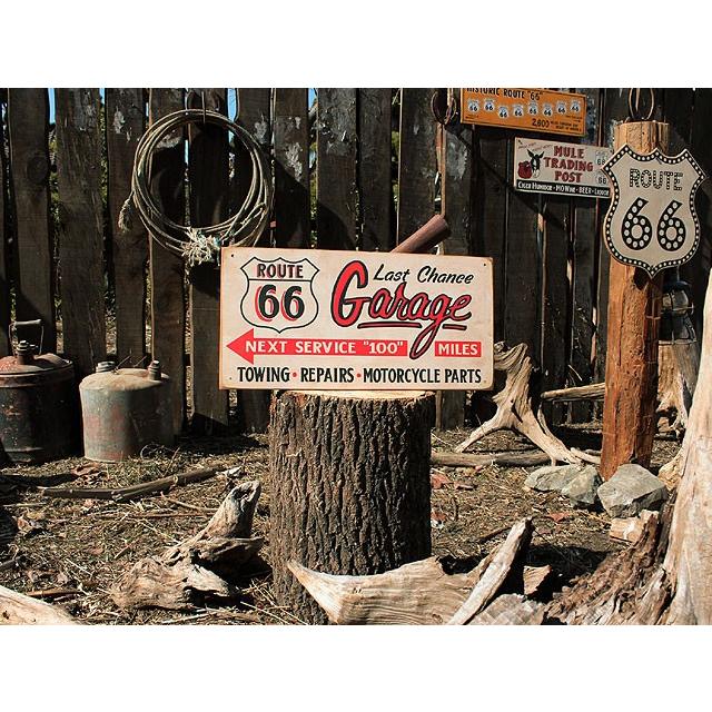 ルート66ロードサイドショップ　ウッドサイン　（ラストチャンスガレージ）　アメリカ雑貨　アメリカン雑貨 |  | 07