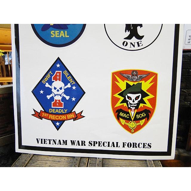 U.S.ミリタリーエンブレムステッカー　（スペシャルフォース）　アメリカ雑貨　アメリカン雑貨 |  | 02